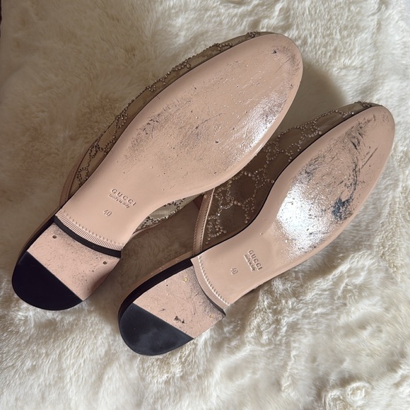 Women's GG Crystal Princetown Slipper - Picture 6 of 9